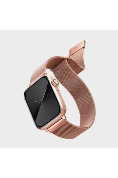 Unique Unique Apple Watch Steel Pink Band Size 42/44/45