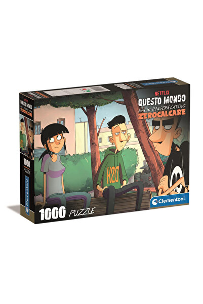 ANIME Hoodie Talks Lumea împotriva 1000 buc Compact puzzle Clementoni