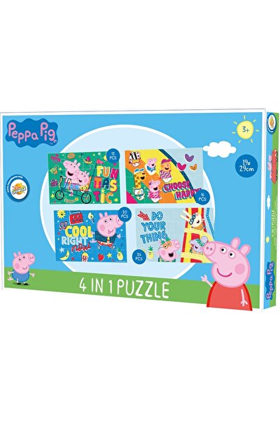 Peppa Pig Παιχνίδι παζλ 4 σε 1 Peppa Pig