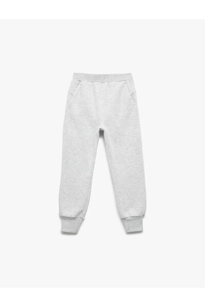 Koton Basic Jogger Gri Kız Çocuk Eşofman Altı 6Wkg40062Ak