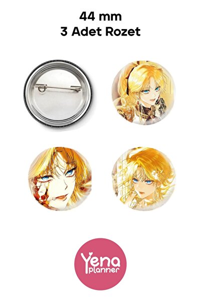 Yenaplanner The Villainess este un set de ornamente/butoane pentru geantă de tip marionetă