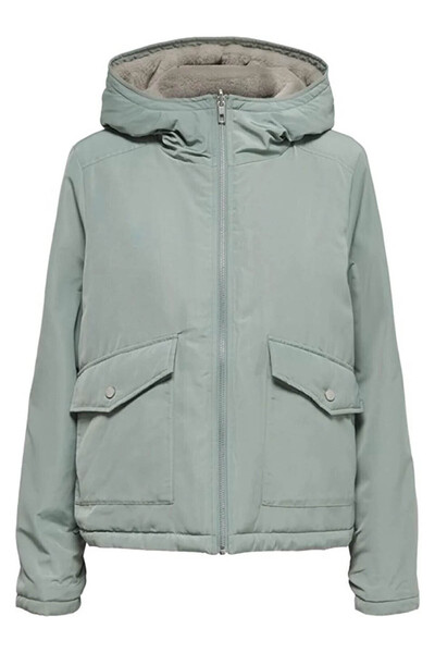 ONLY أونلدايلا ريف. جاكيت معطف نسائي أخضر 15208777