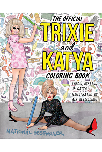 plume Cartea oficială de colorat Trixie și Katya