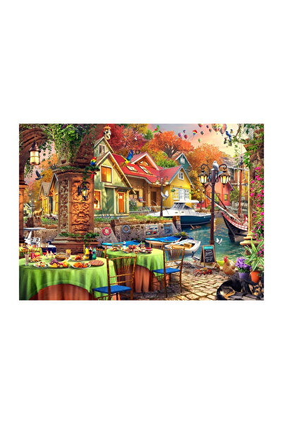 Brain Tree Games Brain Tree - Puzzle Boat Club Breakfast, 1000 de piese, pentru adulți: cu tehnologie Droplet