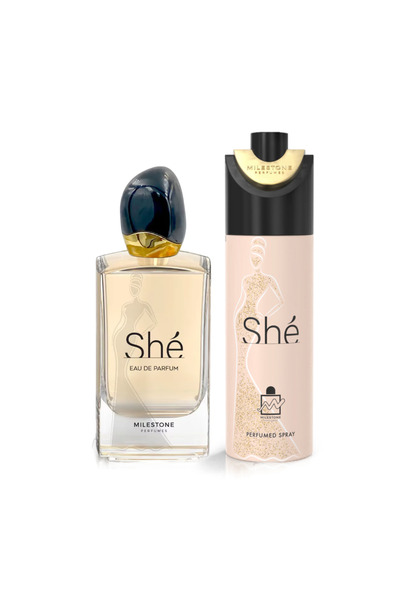 Milestone Set She (parfum 100ml + Deodorant 200ml)