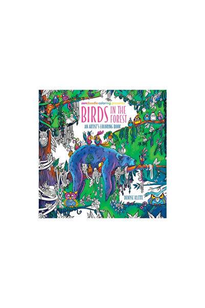 Castle Point Zendoodle Coloring prezintă: Păsări în pădure: Carte de colorat ...