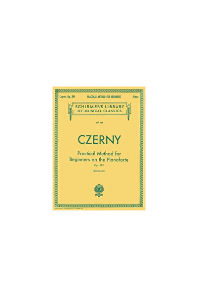 G. Schirmer Metodă practică pentru începători, Op. 599: Tehnica pianului