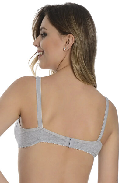 Ebru 4-Pack Luxury Combed Cotton Interlaced Gathered Sponge Bra Without Underwire (Wireless) 41301