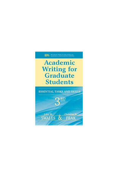 Univ Of Michigan Pr Academic Writing for Graduate Students: Essential Tasks a...