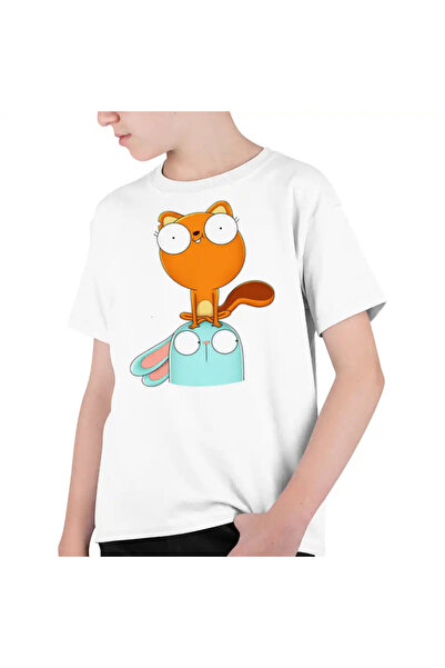 OEM Παιδικό Αγορίστικο T-shirt Kiff Barry Squirrel Rabbit