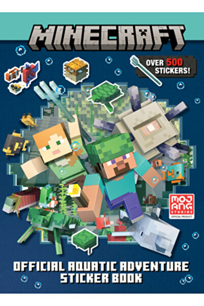 Random House Carte oficială de stickere Minecraft cu aventuri acvatice (Minec...