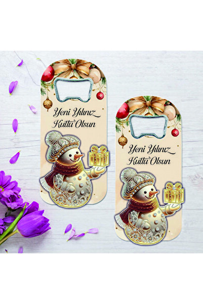 Ege ajans New Year's Concept Opener Magnet with 10 Embossed Figures