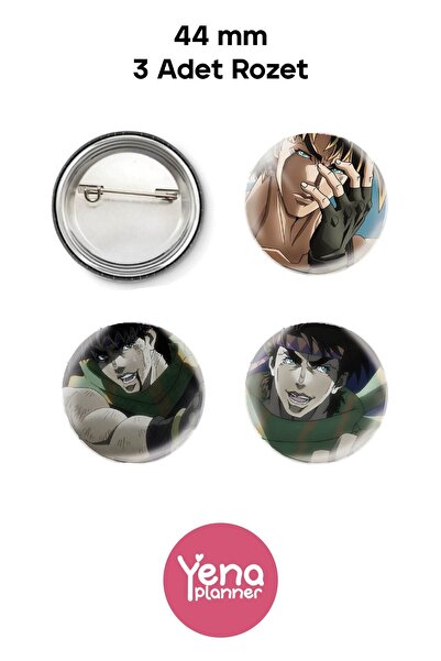 Yenaplanner مجموعة زينة / شارات حقيبة جوجو بيزير أدفنتشر