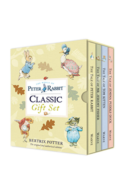 Frederick Warne And Company Peter Rabbit Set cadou clasic Natural Mai Bun