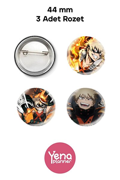 Yenaplanner مجموعة زينة / شارات حقيبة ماي هيرو أكاديميا