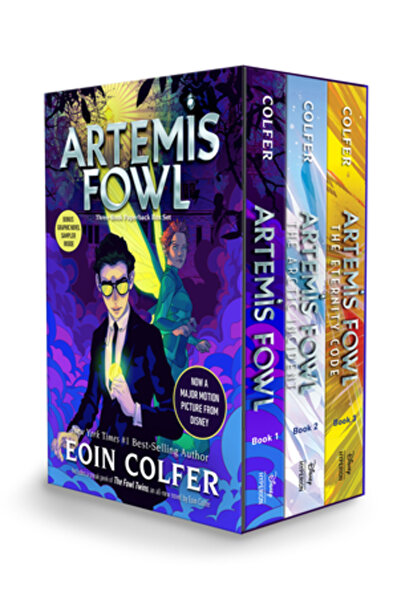 Disney-Hyperion Set de 3 cărți Artemis Fowl, format broșat (Artemis Fowl, cărțile 1-3)