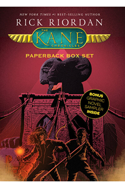 Disney-Hyperion Cronicile Kane, set cutie broșată (cu eșantion de romane graf...