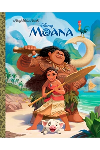 Mcgraw Hill Book Co Moana Big Golden Book (Disney Moana)