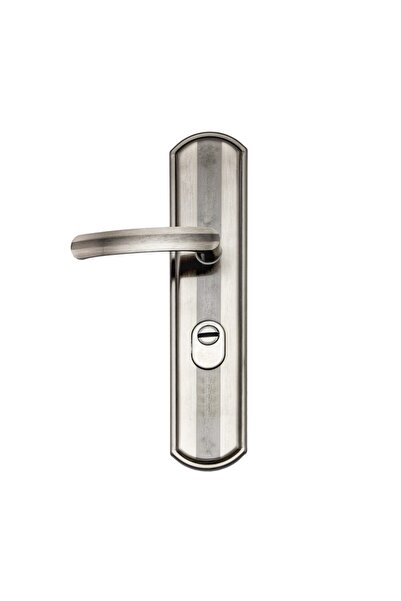 OEM Handle with shield and LED, universal, standard lock, compatible with Kastilio, Baron, BestImp metal doors,