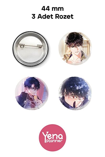 Yenaplanner The Villainess este un set de ornamente/butoane pentru geantă de tip marionetă