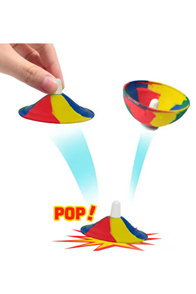 BalonKasaba Hip Hop Pops Top Oyuncak – Trend Zıplayan Pop It Top – Çocuk ve Y...
