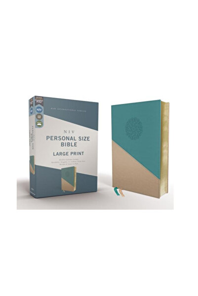 Zondervan Biblia Niv, dimensiune personală, caractere mari, piele moale, turc...