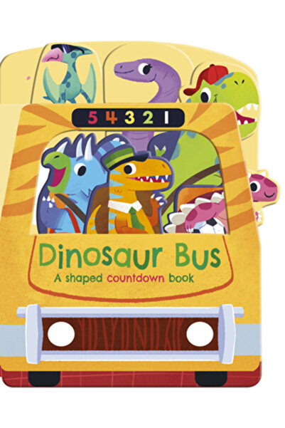 tiger tales Autobuzul cu dinozauri: O carte cu numărătoare inversă în formă d...