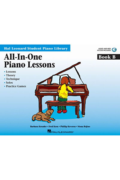 Hal Leonard Pub Co Lecții de pian all-in-one, Cartea B [cu CD (audio)]