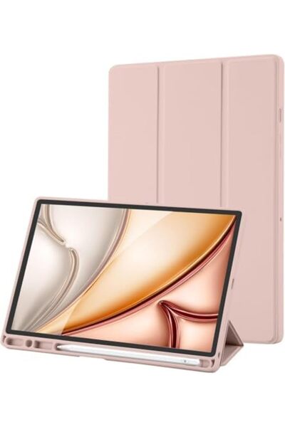 Generic Galaxy Tab A8 Case, 10.5 Inch 2022/2021, PU Leather Cover with Pencil Holder, Auto Sleep/Wake, Pink