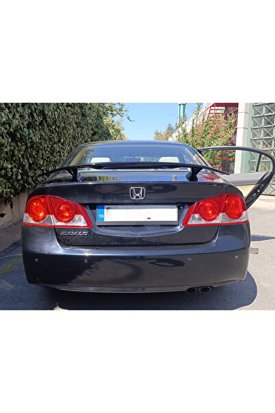 ACK Dizayn HONDA CİVİC FD6 2006-2012 ARACA ÖZEL SPOİLER PİANOBLACK FİBERGLASS A+