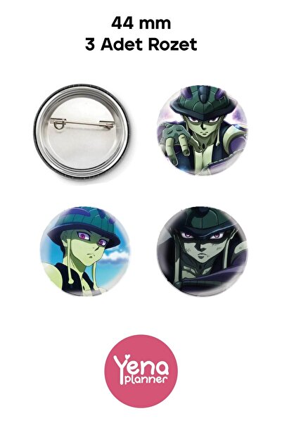 Yenaplanner Set de ornamente/badge pentru geanta Hunter x Hunter