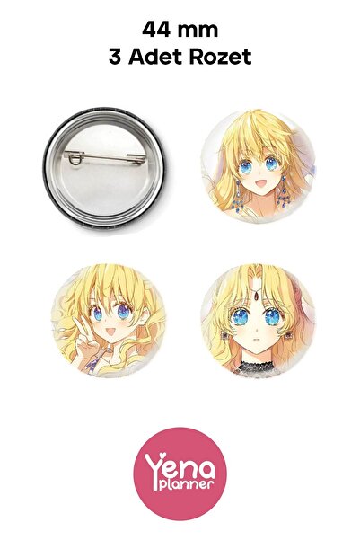 Yenaplanner مجموعة زينة الحقيبة / شارة من تصميم Who Made Me a Princess