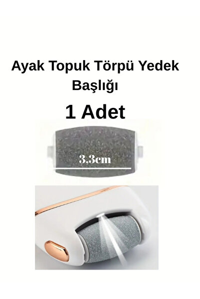 NaturalCharm Şarjlı Ayak Törpüsü İçin Yedek Başlık – Uzun Ömürlü, Dayanıklı ve Kolay Temizlenebilir