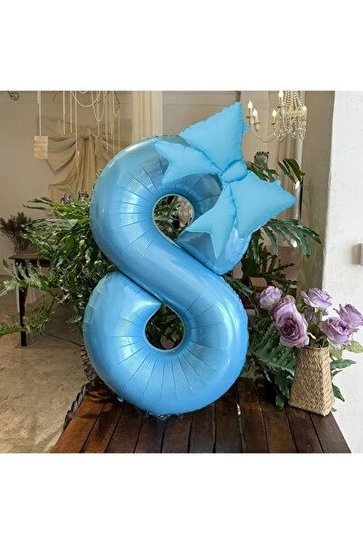 DÜVENCİ TİCARET Set de 2 baloane din folie cu numere și funde decorative