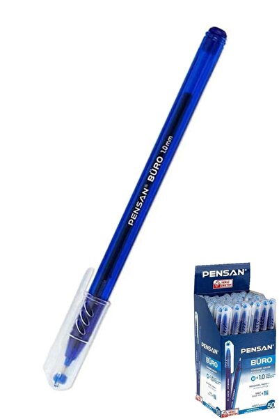 Artlantis Mavi Tükenmez Kalem 1.0mm 1 Adet Pensan Büro Tipi Ballpoint Büro Pl...