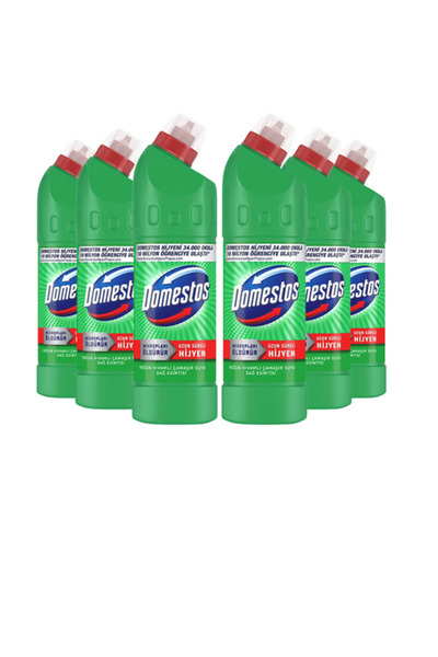 Domestos Yoğun Kıvamlı Çamaşır Suyu Maksimum Hijyen Dağ Esintisi 750 mlX6