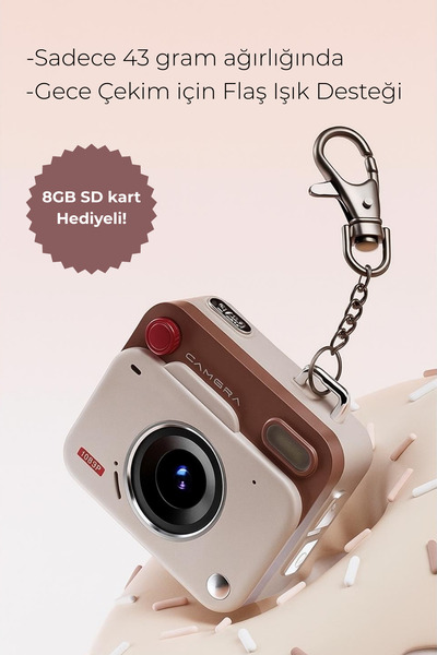 ShinyTouch Mini Dijital Retro Kamera-(Hafıza Kartı Hediyeli)