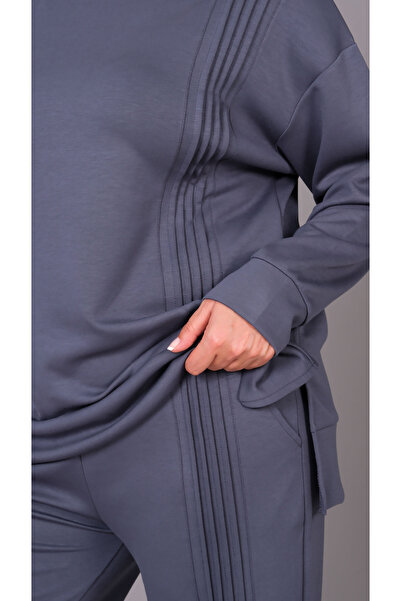 cto your style Women's Plus Size Crew Neck Tracksuit Set