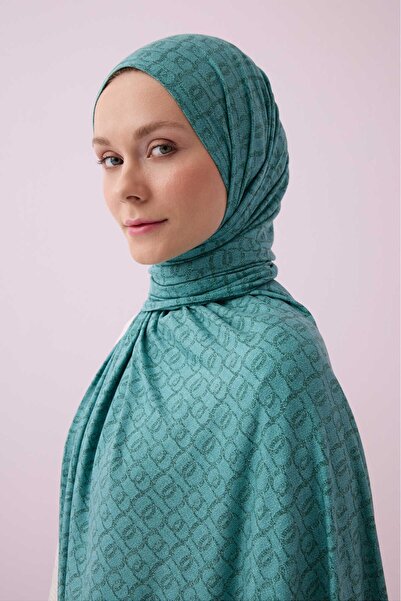 Imannoor Woven Noor Mint Supreme Shawl 70X175