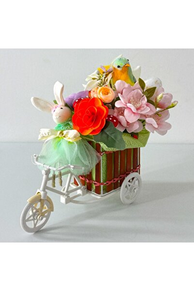 velve Aranjament floral Easter, decoratiuni tematice,trandafiri, flori de cir...