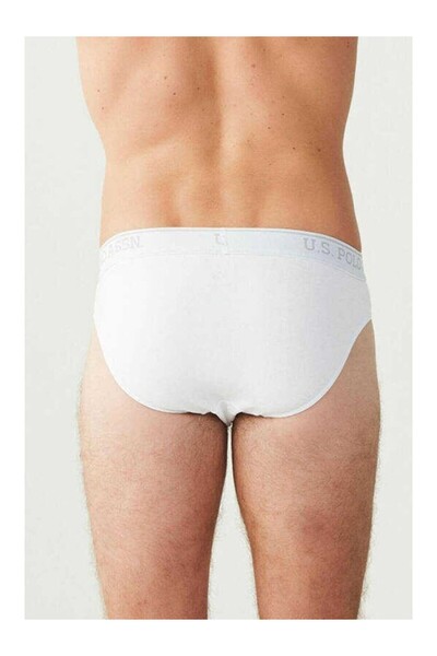 U.S. Polo Assn. Ανδρικό, USPA, Αδειοδοτημένο, Σλιπ εσώρουχο 3 τεμαχίων, Λευκό