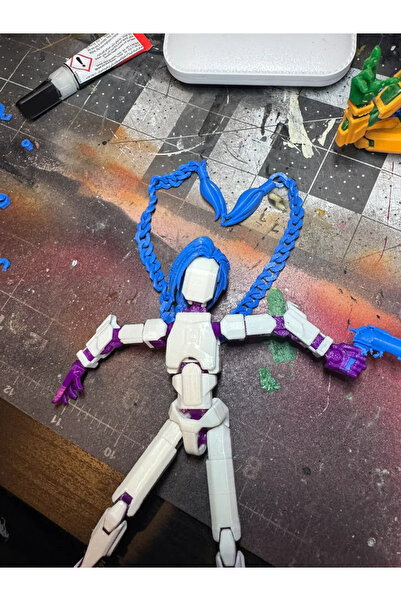 Lades Dummy 13 Jinx Arcane – Tam Hareketli Aksiyon Figürü