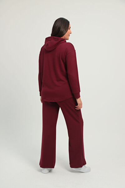 cto your style Women's Plus Size Hooded Tracksuit Set