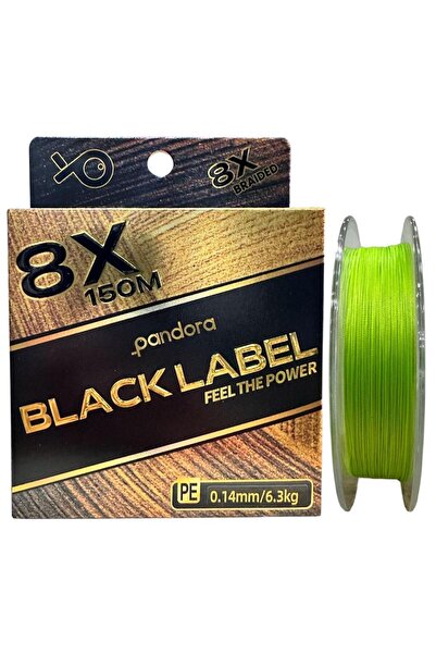 Pandora Black Label 8X 150 mt 0.14mm İp Misina Light Green