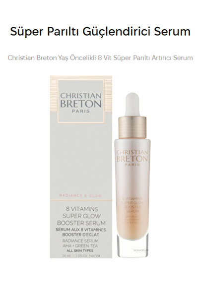 Christian Breton Breton Raidance Glow Brightening and Moisturizing 8 Vitamin ...