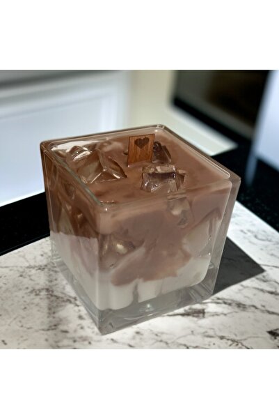 magnocandles Κερί σόγιας Cafe Latte 100% φυσικό σε ειδικό γυάλινο κύπελλο μεγ...