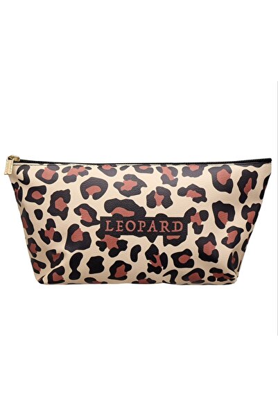 eklips LEOPAR MAKYAJ ÇANTASI (26x8x12)