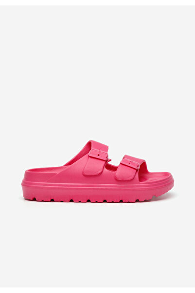 B T Shoes Fuchsiové dámské pantofle Madeleina