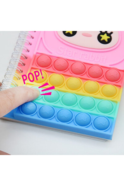 PERİBOİA Cute Design Pop-It Notebook