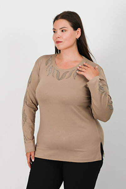 Lanze Stone Print Combed Cotton Blouse